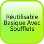 GK Plast - sac reutilisable - sac basique avec soufflet