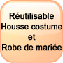 GK Plast - sac reutilisable - housse costume et robe de mariee